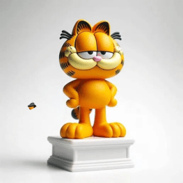 garfield 3d print