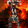 wonder woman death metal 3d printing stl