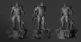 frank miller batman 3d printing stl
