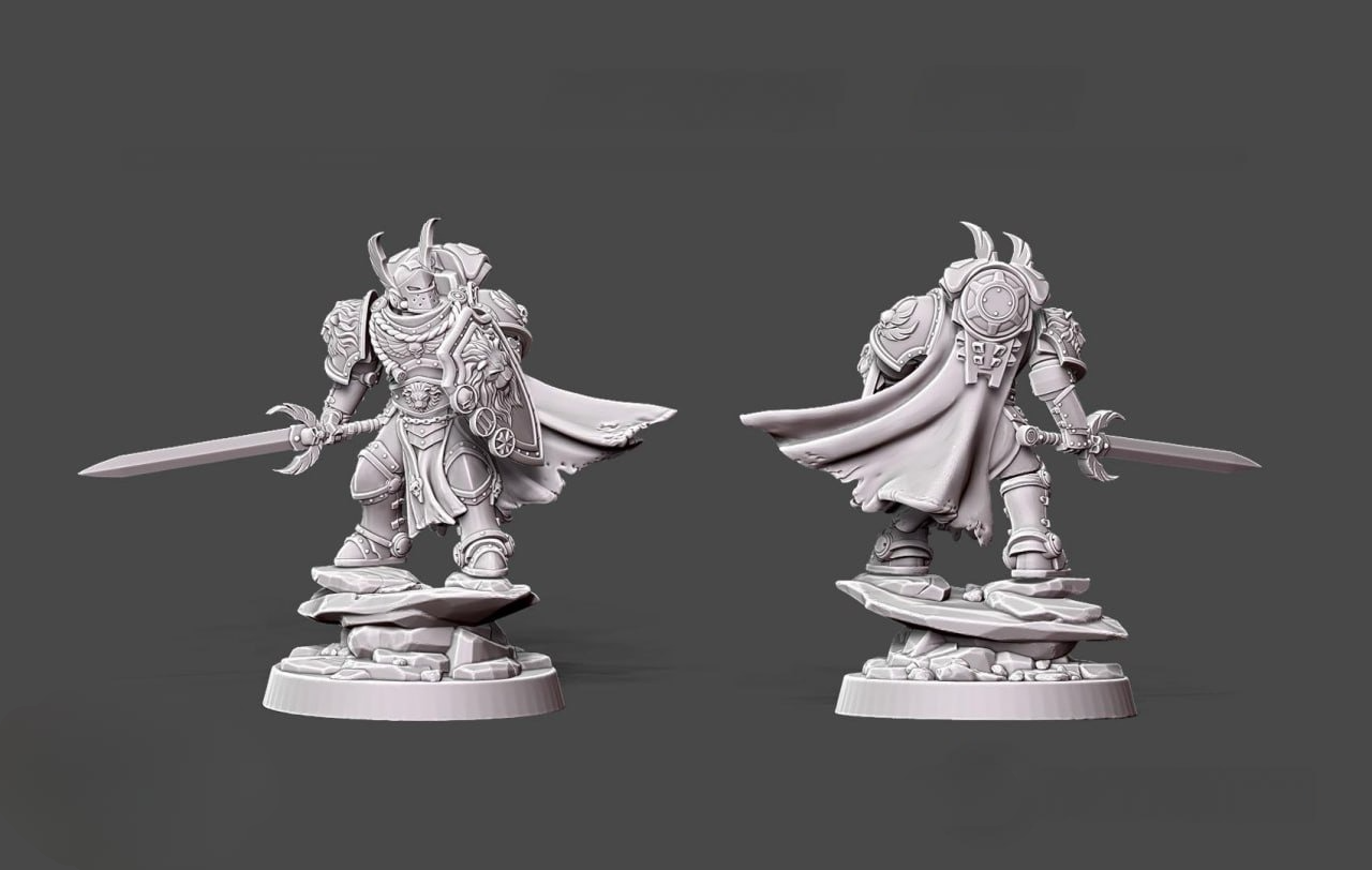fqa lion knight warhammer40k 3d printing stl files
