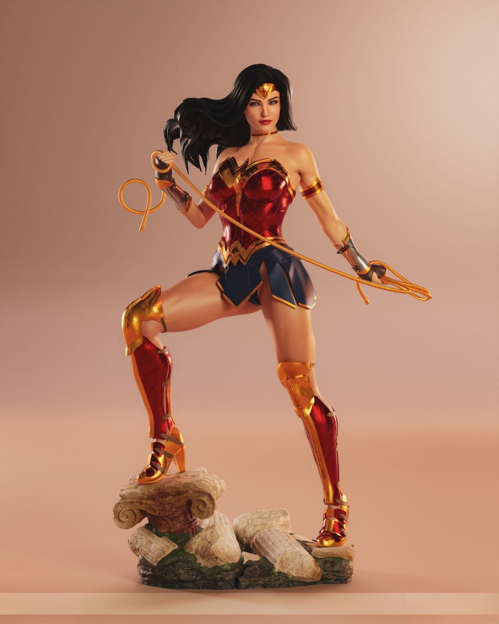 fsdf wonder woman 3d printing stl files