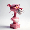 The pink panther 3d print