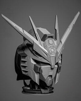 Gundam portrait 3d printing stl files