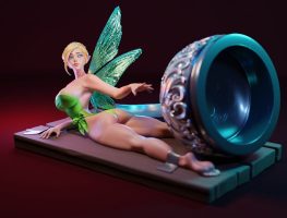 Tinker bell 3d printing stl files