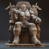 Apocalypse on throne 3d printing stl
