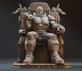 Apocalypse on throne 3d printing stl
