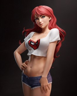 Mary Jane 3d print stl