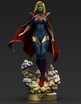 Supergirl 3d printing stl