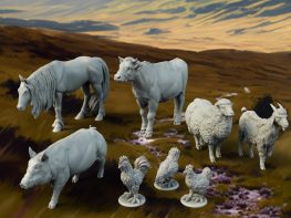 farm animals pack 3d printing stl files