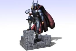thor statue 3d printing stl