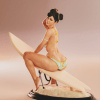 Chun-li surf 3d printing stl files