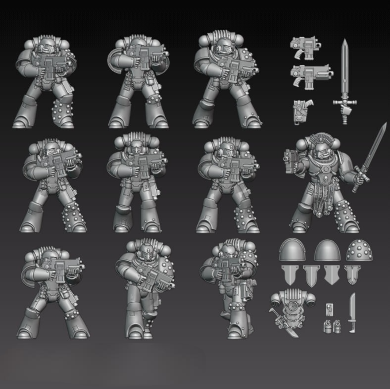 warhammer 3d print MK4 Warhammer 3D print stl