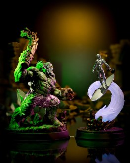 old man hulk vs silver surfer 3d print