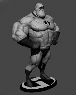 Mr incredible 3d print stl