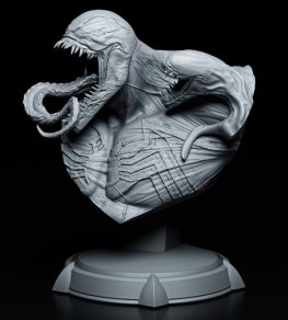 Venom bust 3d print