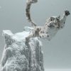 Snow leopard 3d printed