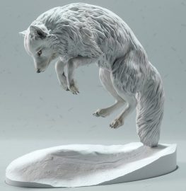arctic fox 3d print