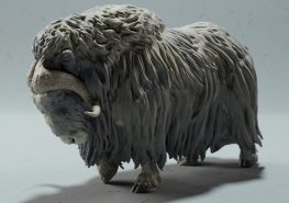 musk ox 3d print