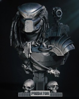 Predator bust 3d print