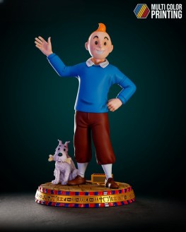 Tintin 3d print stl files