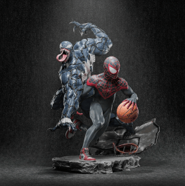 Miles morales vs venom 3d print stl