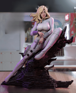 white widow 3d print stl