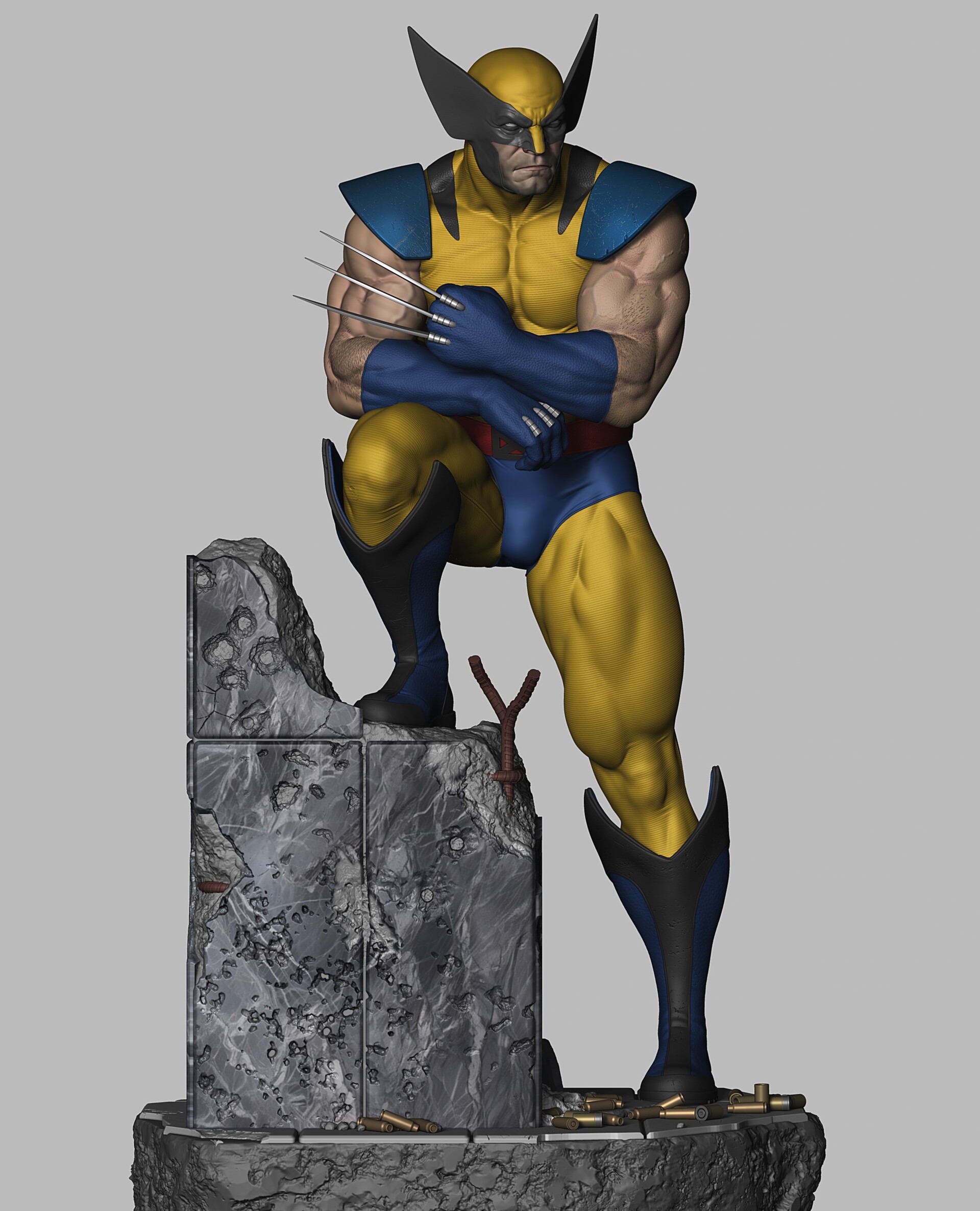 alvaro-stuardo-wolviefinish3 Wolverine jim lee 2025 3d print stl