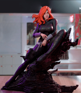 Black widow 3d print stl files