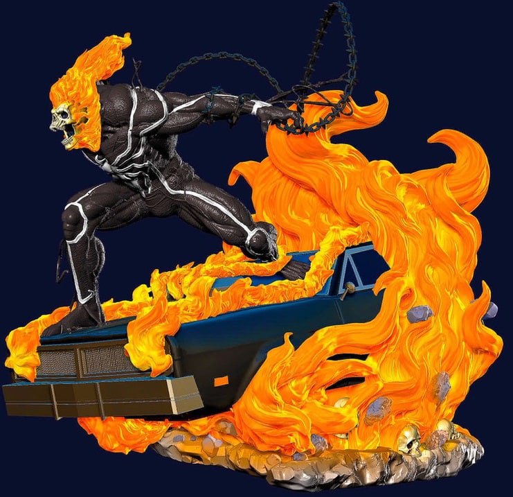 photo_5094015635112962938_x Ghost rider venomized 3d print