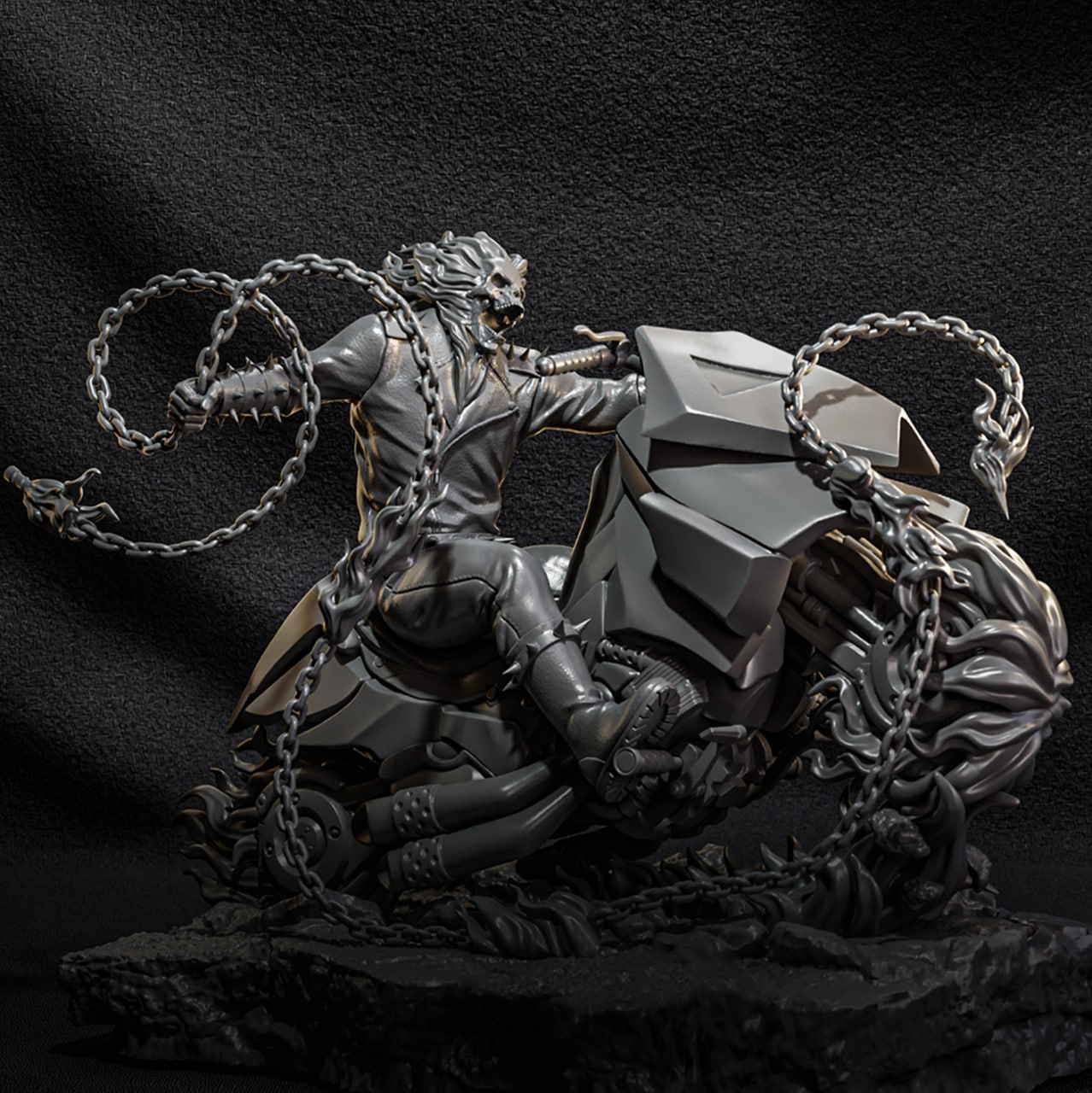 photo_5336960906887812178_y Ghost rider x 3d print stl