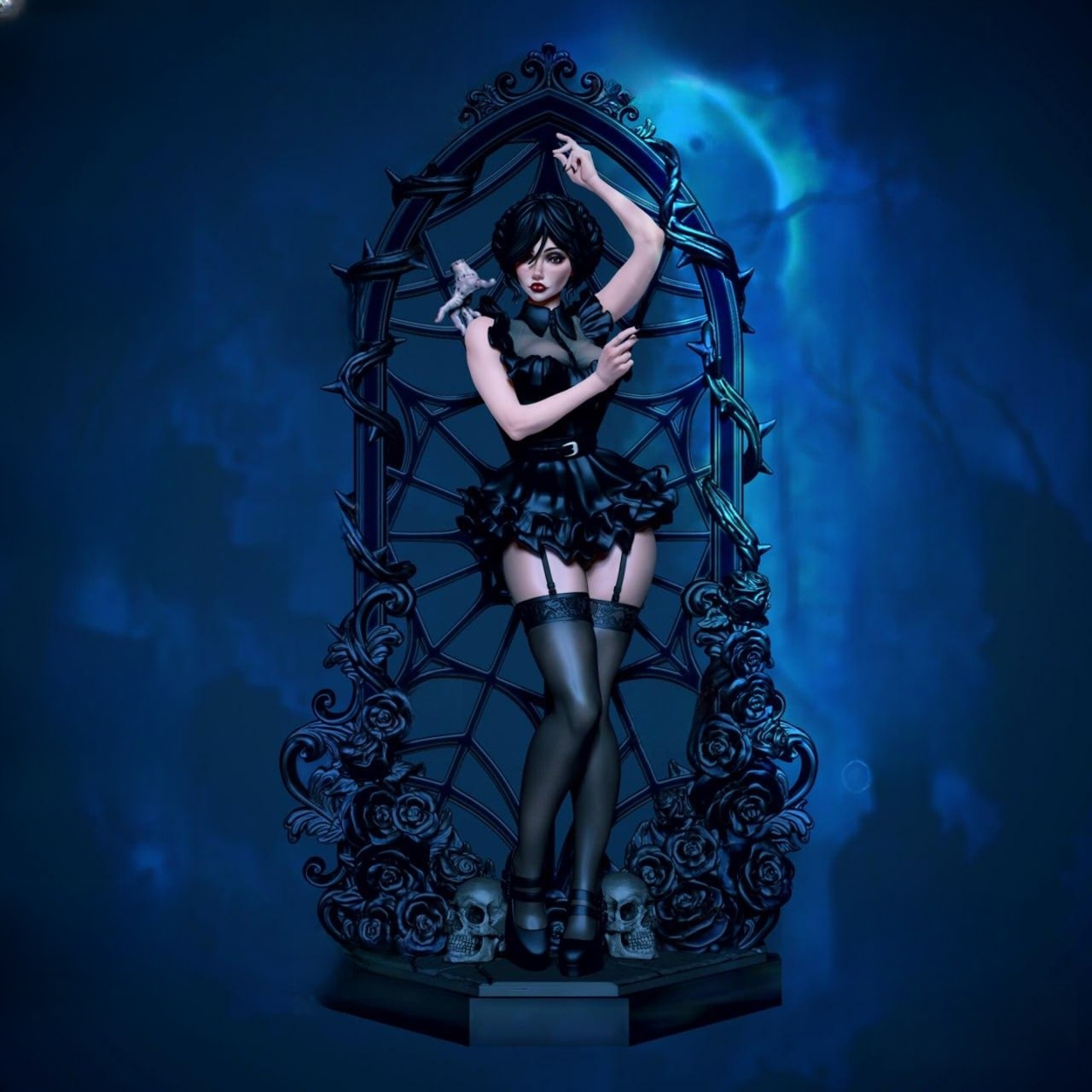 photo_5352926309644363094_y Wednesday Addams 3d print stl files