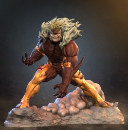 sabretooth 3d print stl