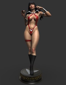 Vampirella 3d print stl