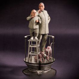 Dr Evil & Mini me - austin powers 3d print stl files
