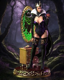 Evil queen 3d print stl