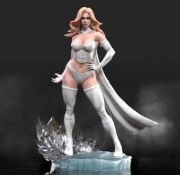 Emma frost abe3d 3d print stl