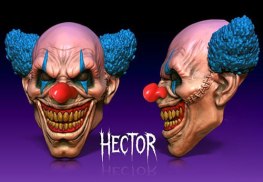 Hector the clown mask 3d print stl