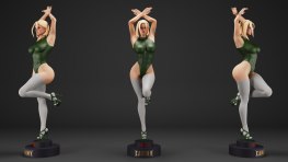 Cammy street fighter dancer edition 3d printing stl