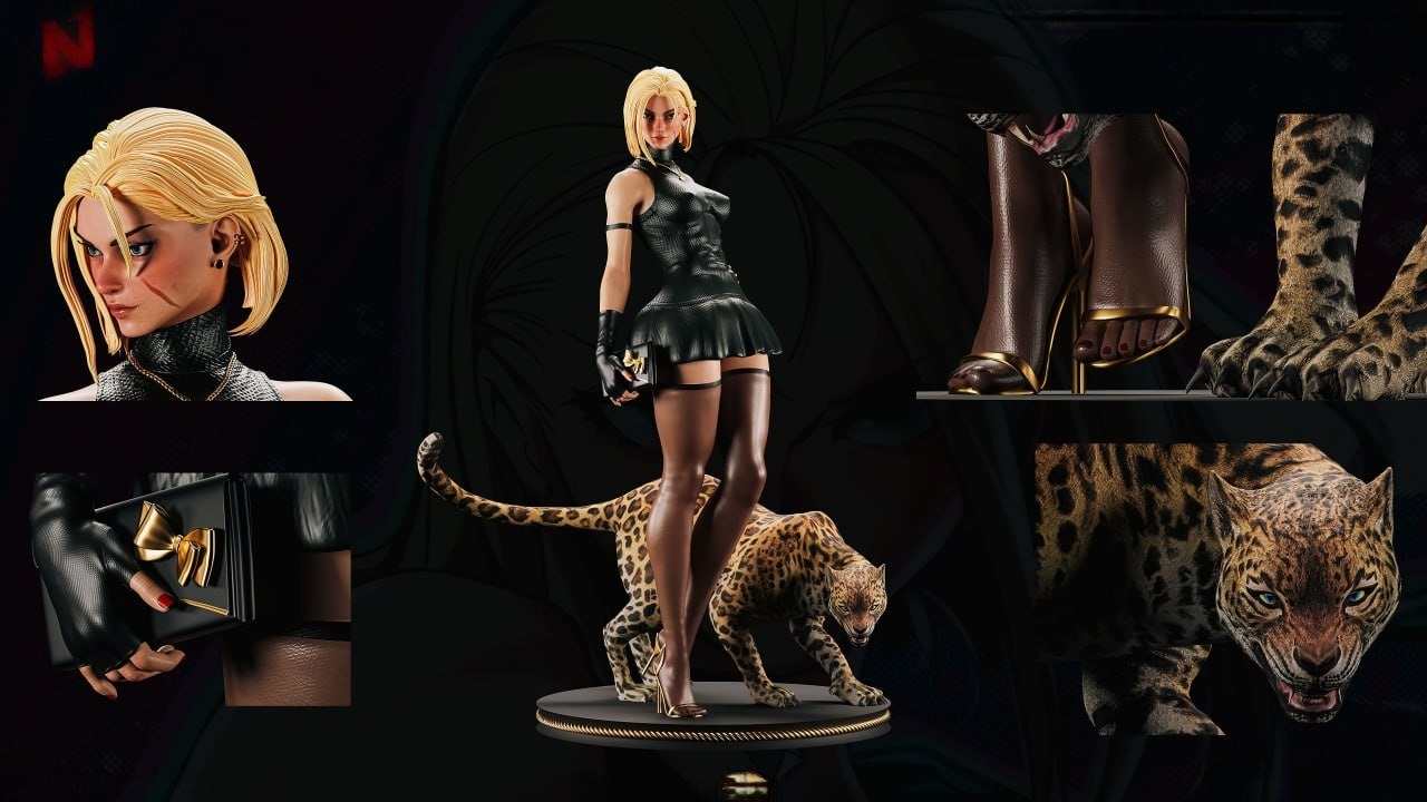 5971851502387579319 Cammy & leopard 3d print stl files