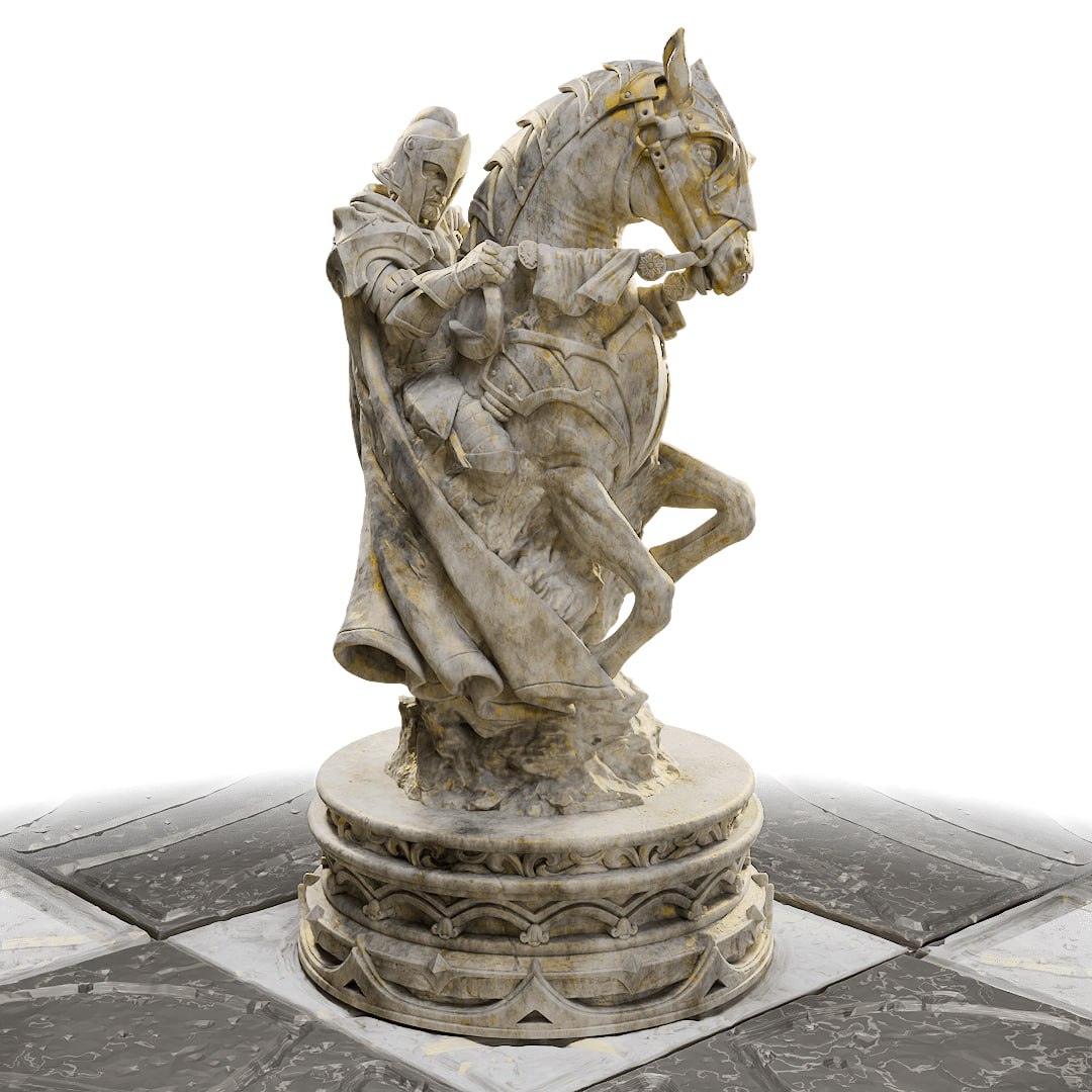 5298706230186544824 knight chess set 3d print stl files