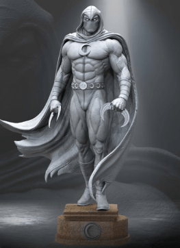 Moon Knight stl files for 3d printing model