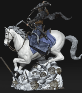 ghost of yotei 3d print