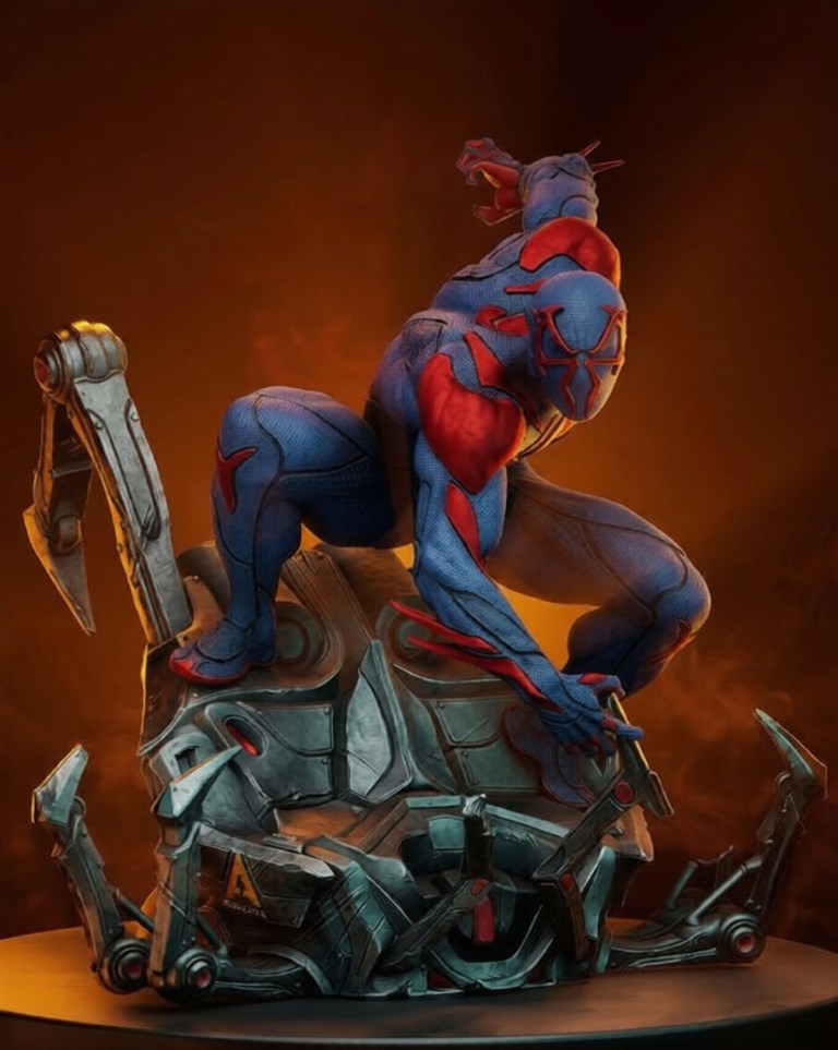 Spider man 2099 3d print stl files - 3D PRINT MAKER CLUB