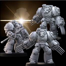 terminator warhammer 3d printing model