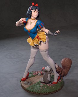 Snow white 3d print