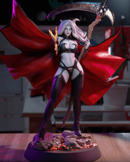 Lady death 3d print stl files