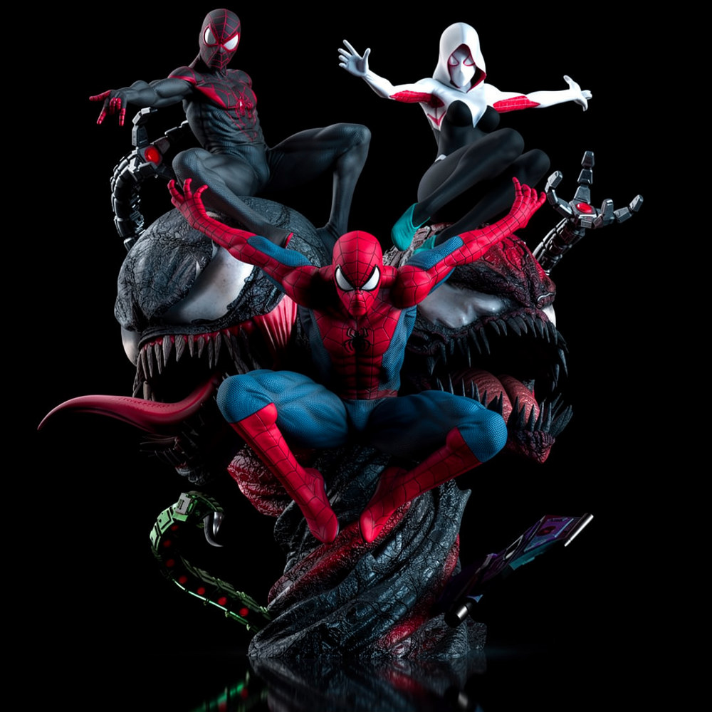 5794073043549229061 Spiderman diorama 3d print